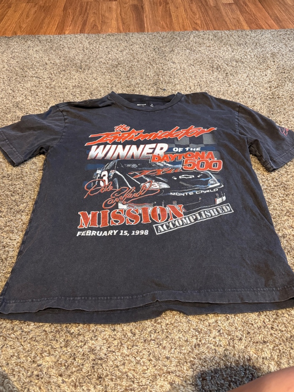 Hollister Black Daytona 500 Graphic Tee